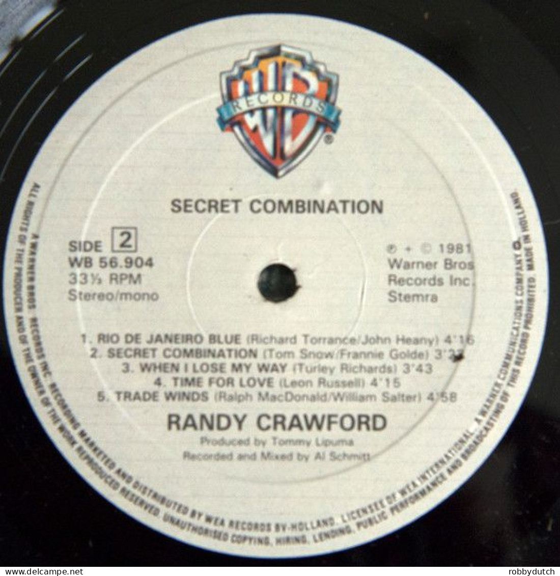 * LP *  RANDY CRAWFORD - SECRET COMBINATION (Holland 1981 Ex-!!!) - Soul - R&B