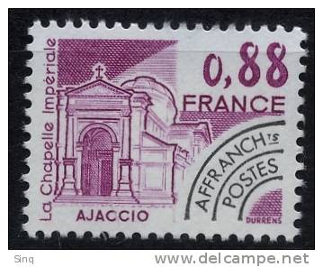 N° 170, Année 1981, Monuments Historiques, Valeur Faciale 0,88 F - 1964-1988