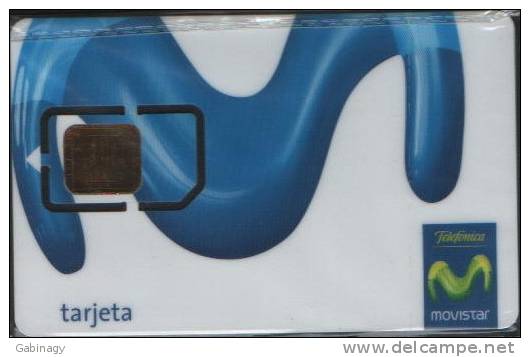 GSM - SPAIN - TELEFÓNICA - CHIP 6 - MOVISTAR - MINT IN BLISTER - Unclassified