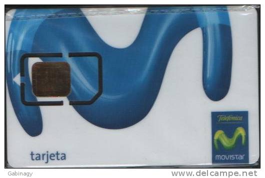 GSM - SPAIN - TELEFÓNICA - CHIP 6 - MOVISTAR - MINT IN BLISTER - Sin Clasificación