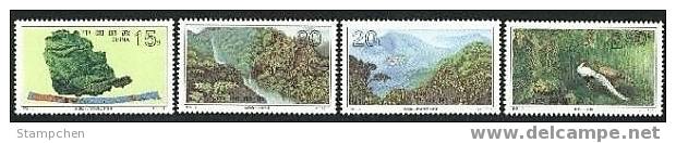 China 1995-3 Dinhu Mountain Stamps Mount Forest Bird Pheasant Falls Waterfall Geology Astrology - Agua