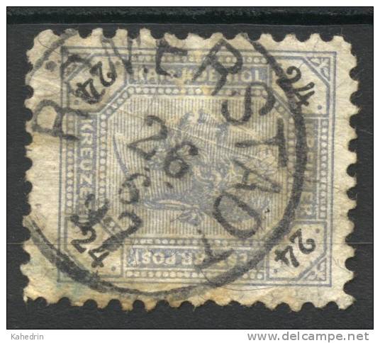 Österreich / Austria 1891, Mi. # 64 E (o), Nice 'Römerstadt' - Cancel - Gebruikt