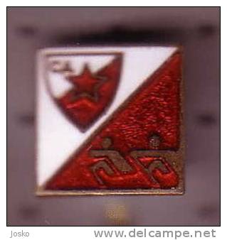 ROWING CLUB RED STAR Belgrade (Serbia - Enamel Rare ) Aviron Row Rudersport Rudern Rudernd Ruder Remo Remare Canottaggio - Aviron