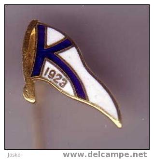 VK KRKA SIBENIK - Croatia Rowing Club Vintage Enamel Pin Aviron Rudersport Rudern Rudernd Ruder Remo Remare Canottaggio - Roeisport