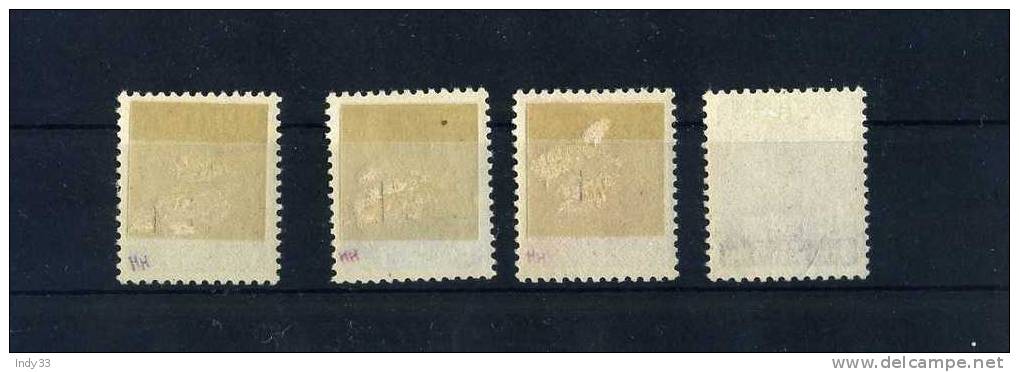 - NORVEGE . SUITE DE TIMBRES DE 1937 . NEUFS AVEC CHARNIERE - Neufs