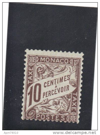 MONACO1905-09 Y&T Taxe 4 ** - Taxe