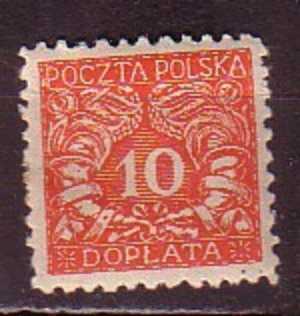 R3944 - POLOGNE POLAND TAXE Yv N°16 * - Portomarken