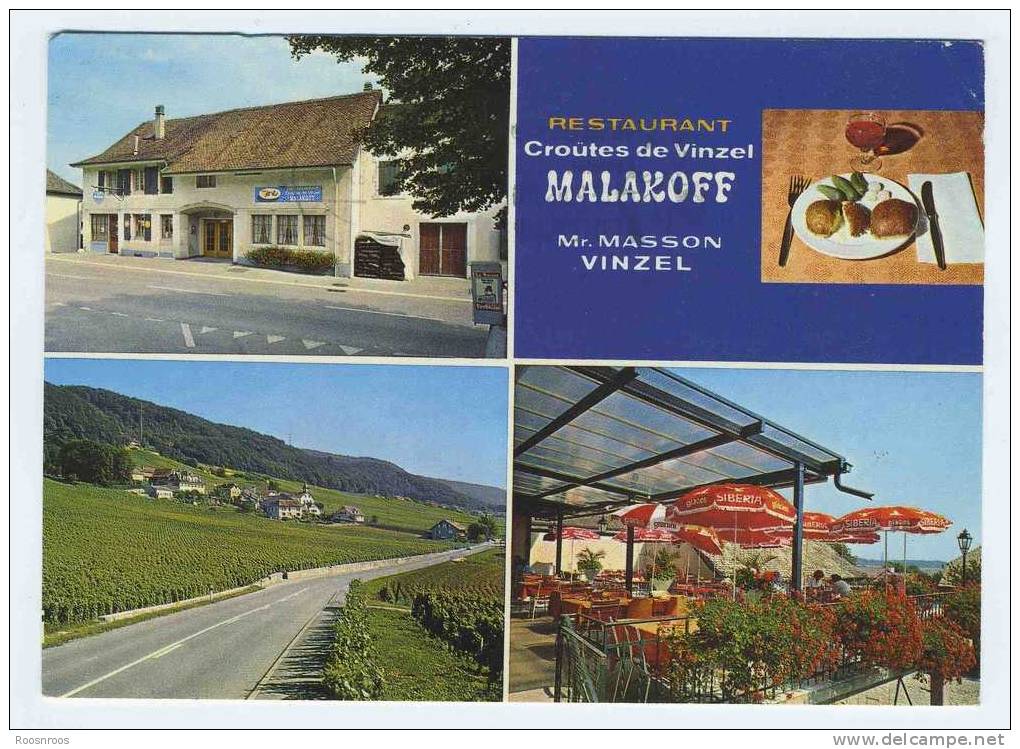 CP VINZEL SUISSE - RESTAURANT MASSON MALAKOFF LES CROUTES - MULTIVUES - Vinzel