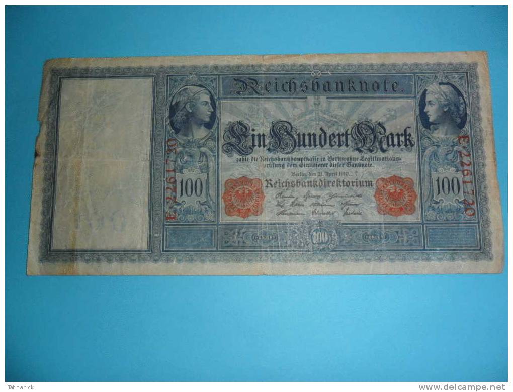 Allemagne 100 Mark 1910 - 100 Mark