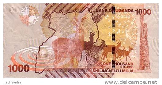 OUGANDA   1 000 Shillings  Emission De 2010     ***** BILLET  NEUF ***** - Ouganda