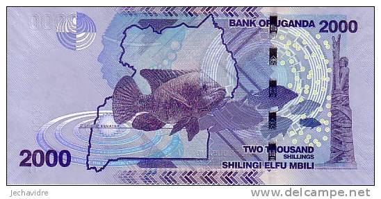 OUGANDA  2 000 Shillings  Emission De 2010     ***** BILLET  NEUF ***** - Uganda