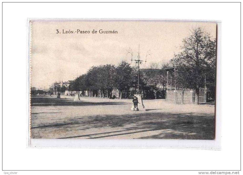 ESPAGNE Leon Paseo De Guzman, Ed Leonès 3, 192? - León