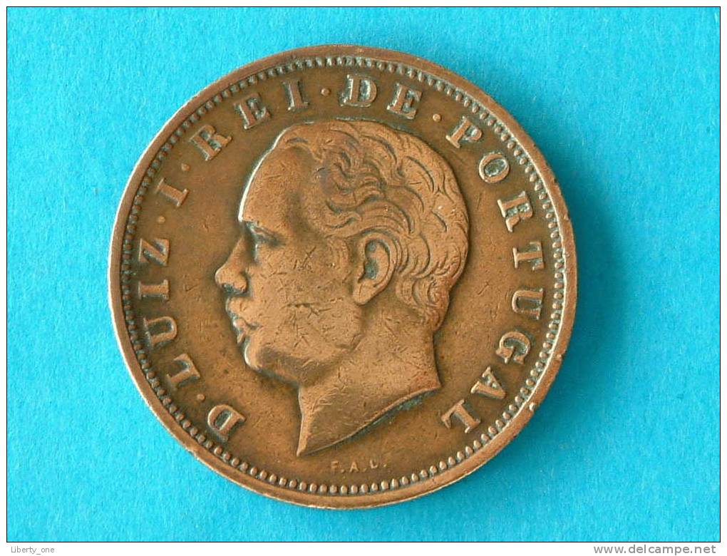 1883 - XX REIS / KM 527 ( For Grade, Please See Photo ) ! - Portugal