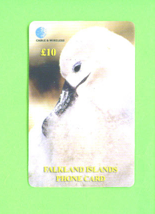 FALKLAND ISLANDS - Remote Phonecard/Albatross Chick - Falkland