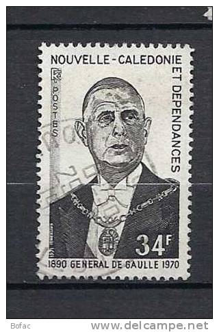 377  OBL  Y  &  T  "Charles De Gaulle"  « Nlle Calédonie »   17/46 - Used Stamps