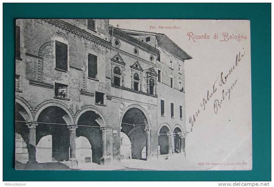 Bo1251)  Ricordo Di Bologna - Palazzo Tarconi - Bovi - Bologna