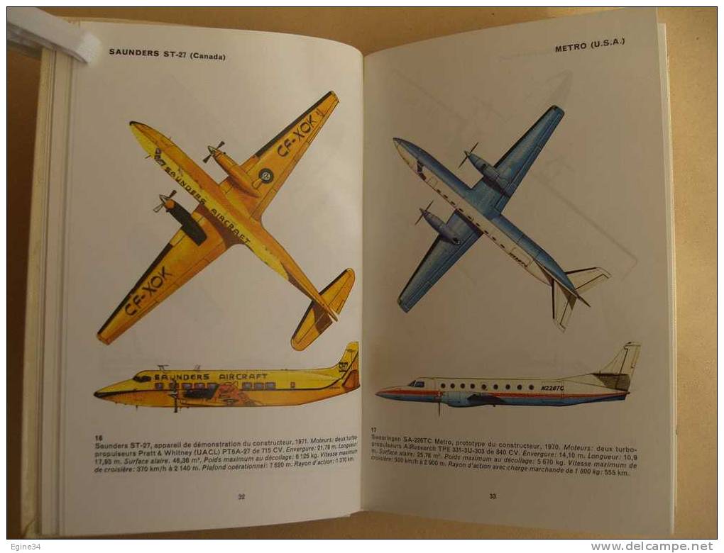 AVIATION  -  Kenneth Munson - LES AVIONS DE TRANSPORT CIVILS -  Illustrations En Couleurs. - AeroAirplanes