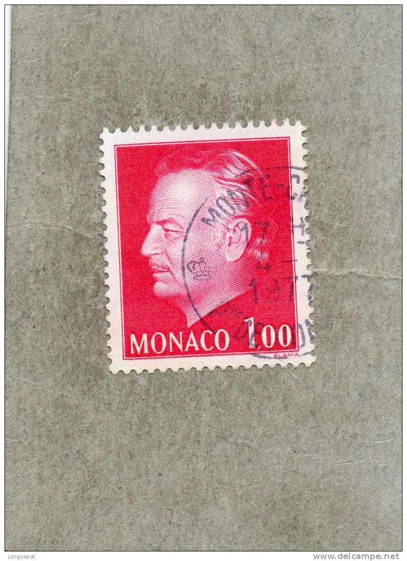 MONACO : Prince  Rainier III - Gebraucht