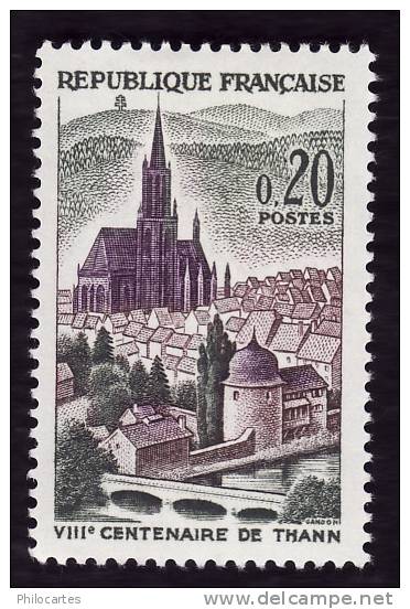 FRANCE  1961  -  Y&T 1308   -  Thann  -  NEUF * - Neufs