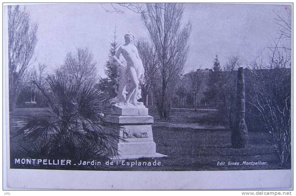 MONTPELLIER  - Jardin De L'Esplanade - Montpellier