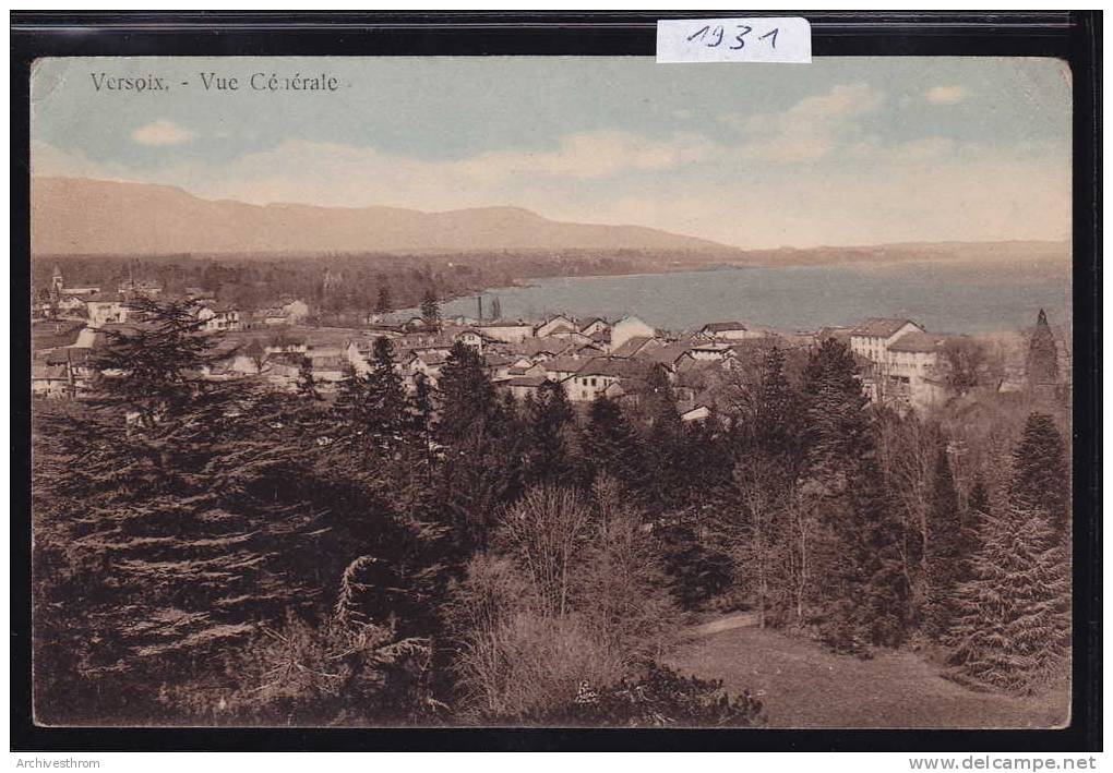 Versoix - Vue Générale ; Pli Au Coin Ht G (scan) (1931) - Versoix