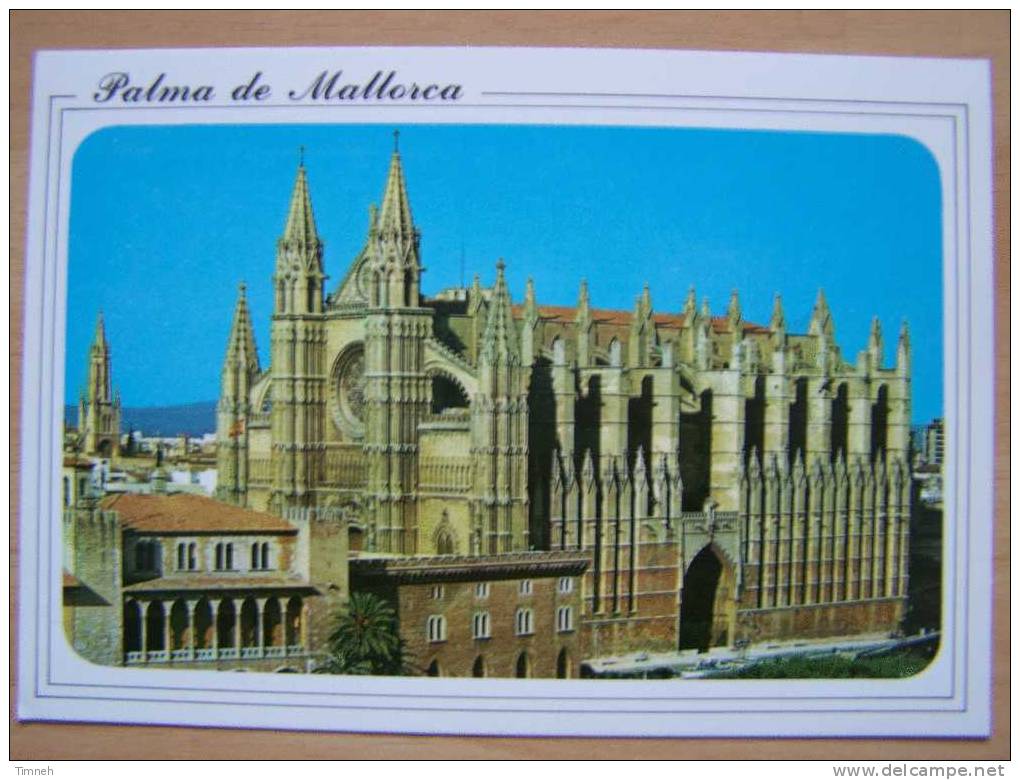 Palma De Mallorca La Catedral Vista Aérea Siglo XIII Espagne - Eglises Et Cathédrales