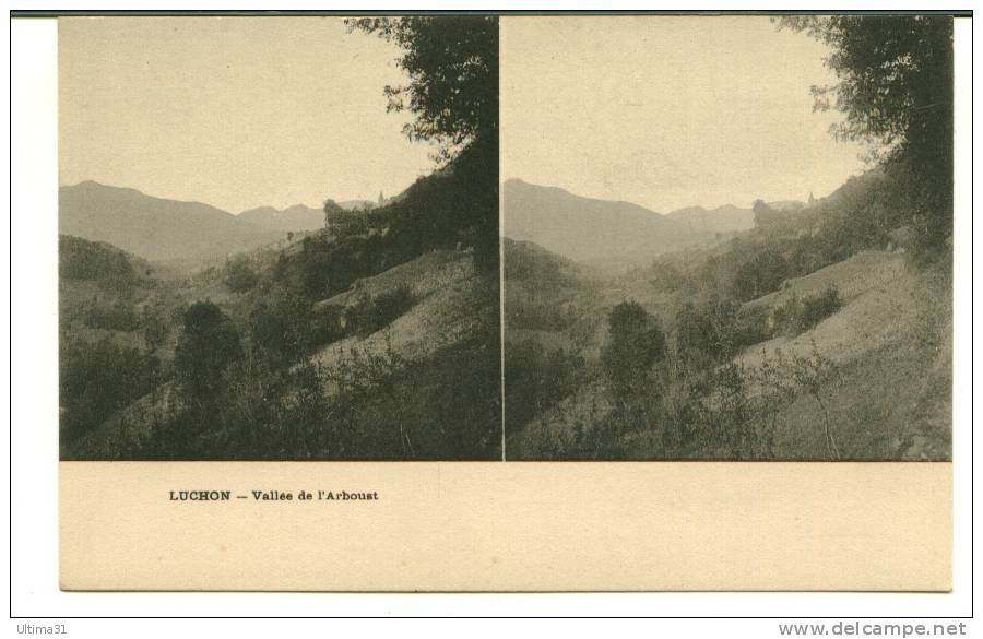 CPA LUCHON STEREOSCOPIQUE Vallée De L' Arbouet Avant 1905 - Luchon