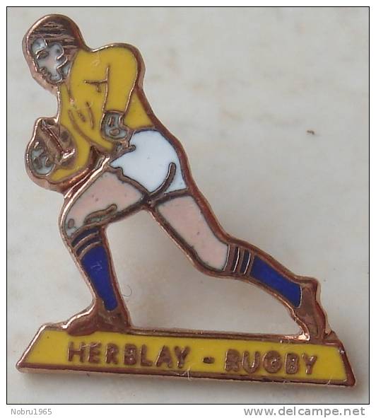 Pin´s RUGBY HERBLAY - Rugby