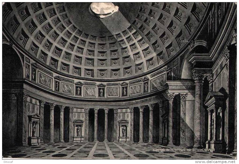 ROMA, INTERNO DEL PANTHEON DI AGRIPPA - Panthéon