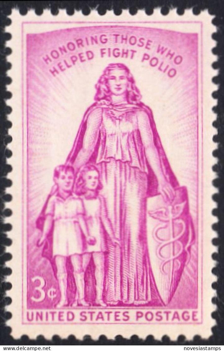 !a! USA Sc# 1087 MNH SINGLE (a1) - Polio - Neufs