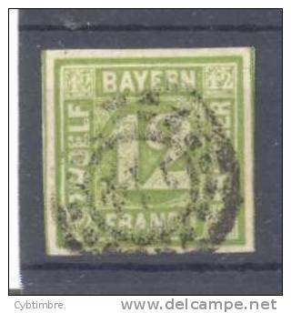 Allemagne; Baviére,  Yvert N°13°; A SAISIR!!! 4 Belles Marges; Voir Scan - Gebraucht