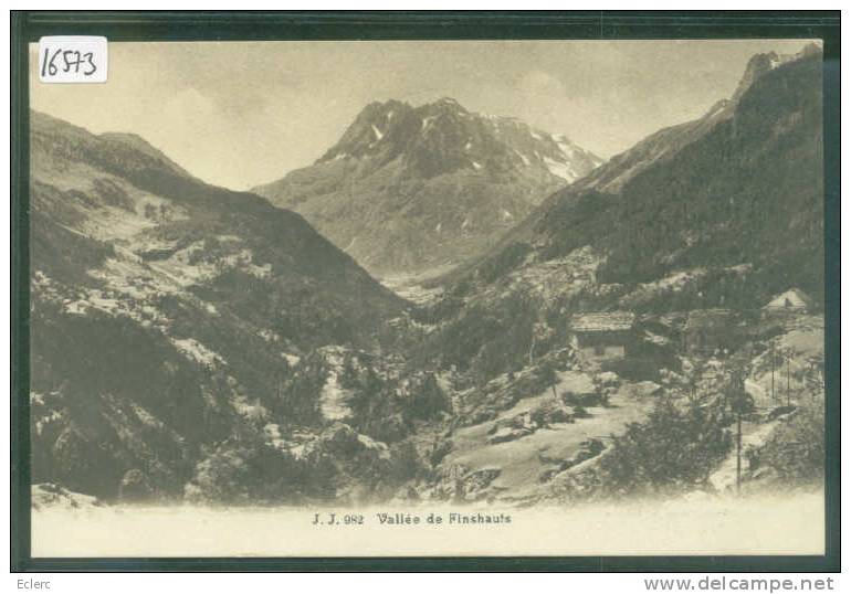 VALLEE DE FINHAUT  - TB - Finhaut