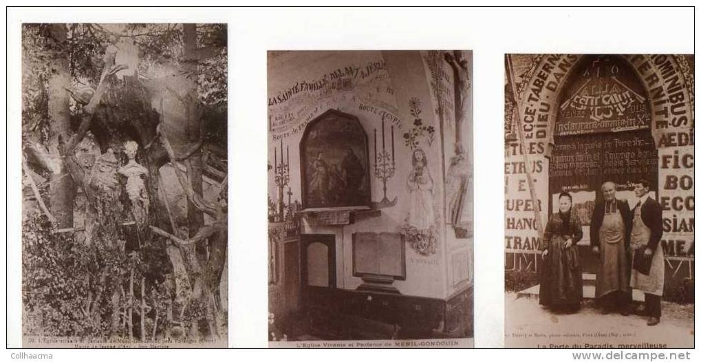 D.61   Mesnil Gondouin - Eglise Vivante Lot 9 Copies Print (photos)reproductions De Cartes Postales Avec Texte Au Verso - Autres & Non Classés