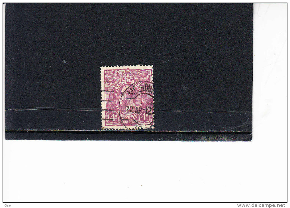 AUSTRALIA 1914/23 - Yvert 28°- Giorgio V - Used Stamps