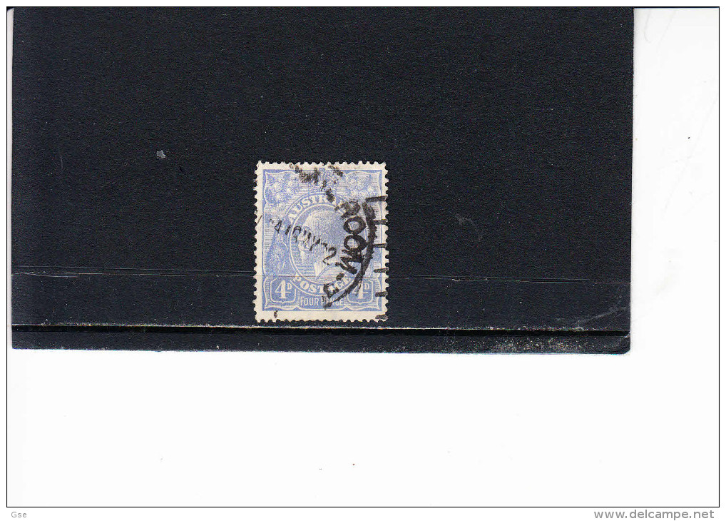 AUSTRALIA 1914/23 - Yvert 29° - Giorgio V - Used Stamps