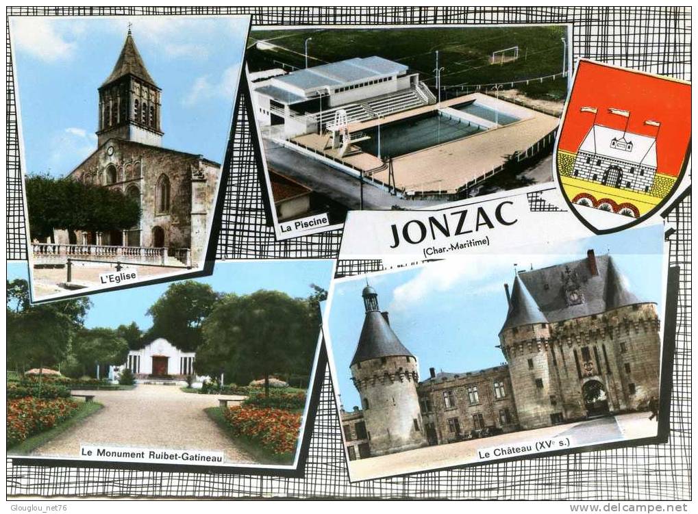 17-JONZAC....4 VUES.....C PSM  GRAND FORMAT - Jonzac