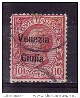 1918-19 - OCCUPAZIONE - VENEZIA GIULIA - USATO - N.22 - VAL. CAT. 3.00€ - Venezia Giuliana