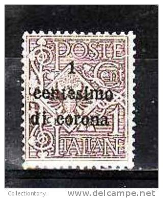 1919 - OCCUPAZIONE - TRENTO E TRIESTE - GI - N.1 - VAL. CAT. 4.00€ - Trentin & Trieste