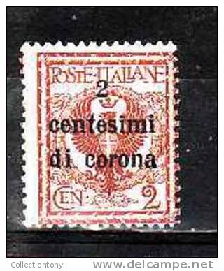 1919 - OCCUPAZIONE - TRENTO E TRIESTE - GI - N.2 - VAL. CAT. 4.00€ - Trento & Trieste