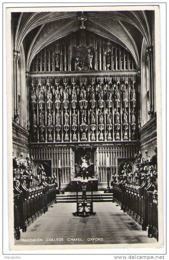 C118 Oxford - Magdalen College - Chapel  /  Viaggiata 1959 - Oxford