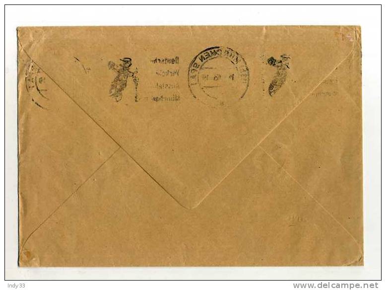 - ALLEMAGNE . RFA AFFRANCHISSEMENT SIMPLE SUR ENVELOPPE DE 1953 - Storia Postale