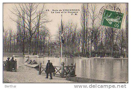 75012 PARIS Bois De Vincennes - Le Lac Et Le Passeur - Distrito: 12