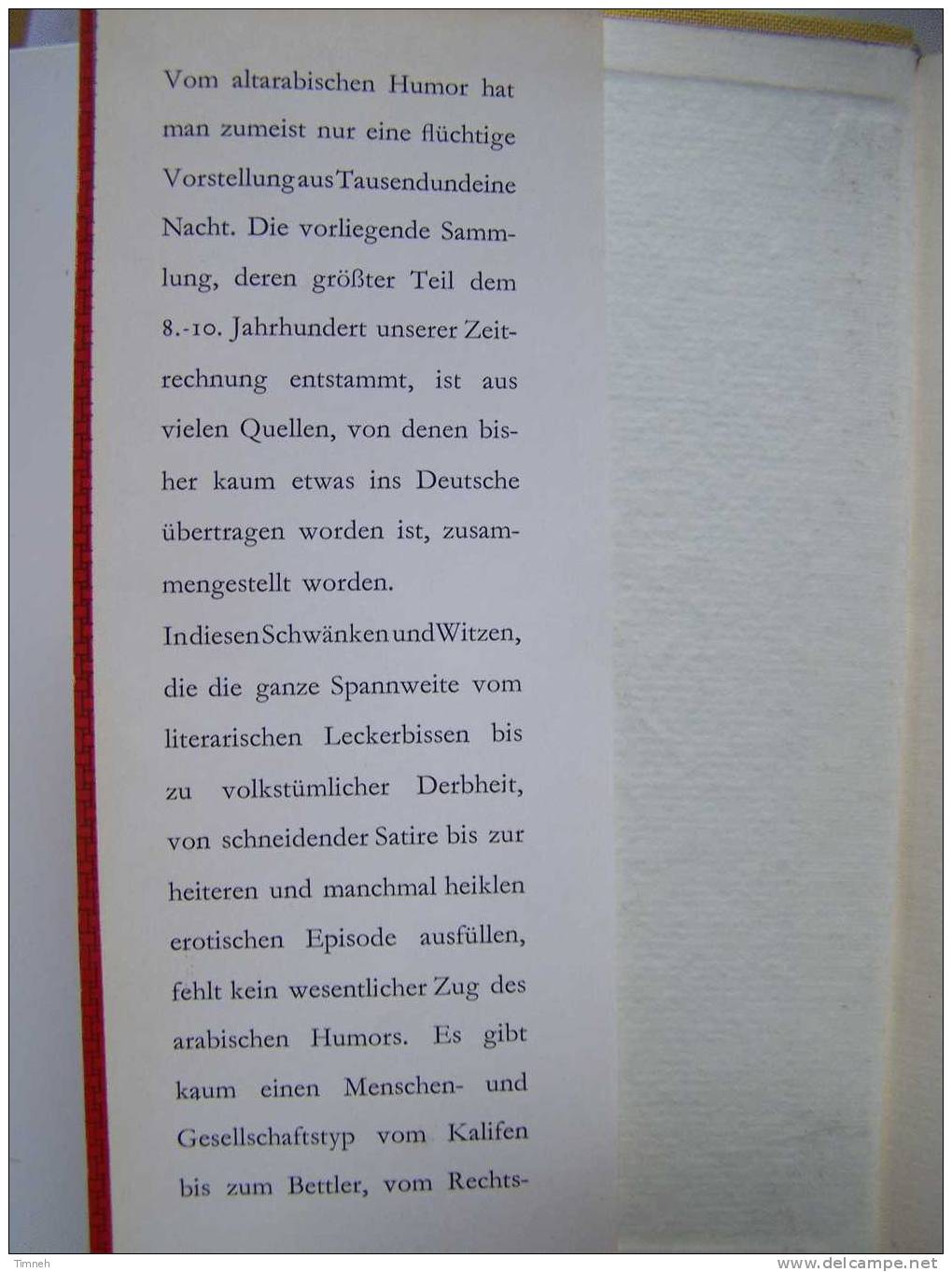 Von Kalifen Spassmachen Und Klügen Harems-Damen-Arabischer Humor DIEDERICHS 1963- - Humor