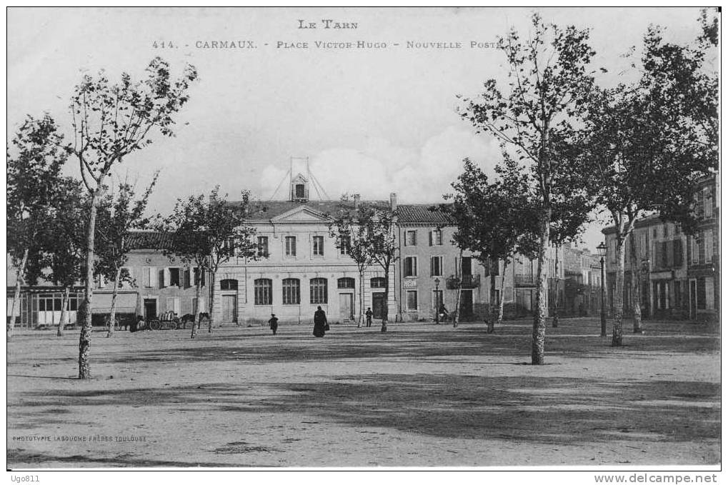 414  -   CARMAUX  -   PLACE VICTOR-HUGO   -   NOUVELLE POSTE - Carmaux