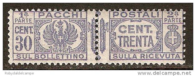 ITALIA REGNO - Sassone Pacchi Postali # 27 - (**) - FOTO NON CONTRATTUALE - Postal Parcels