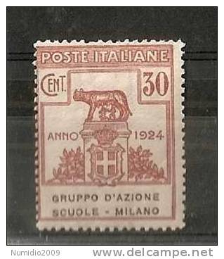 1924 REGNO PARASTATALI MNH ** - RR7186-5 - Strafport Voor Mandaten