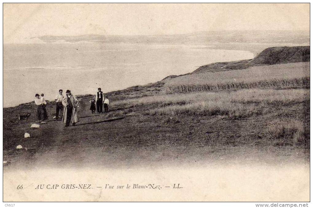 CAP GRIS NEZ         VUE SUR LE BLANC NEZ             EDIT  LL  / 66 - Sangatte