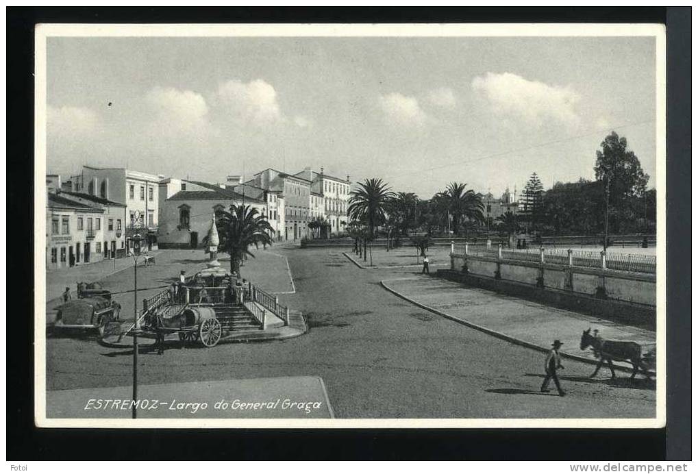 OLD REAL PHOTO POSTCARD ESTREMOZ EVORA PORTUGAL - Evora