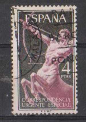 Spain 1956 Used, Express Delivery, Archery - Tiro Con L'Arco