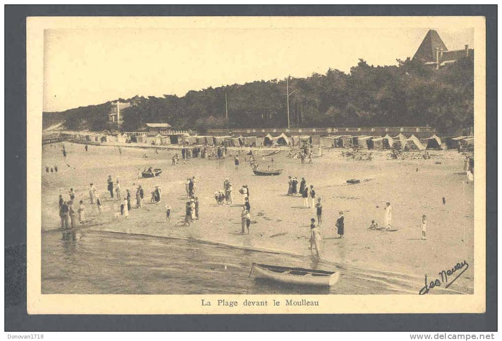 ARCACHON (Gironde) La Plage Devant Le Moullleau - Baigneurs - N° 15 - Arcachon